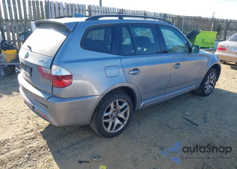 2008 BMW X3 3.0Si z USA, uszkodzony, nr VIN WBXPC93428WJ10617